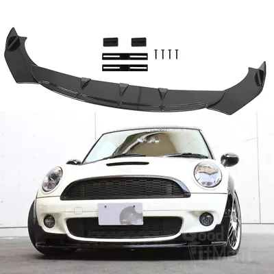 For Mini Cooper S R56 F56 F54 Car Front Bumper Lip Spoiler Splitter Body Kit 3X • $79.92