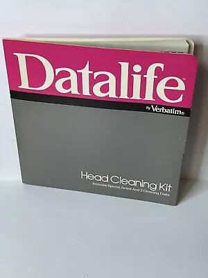 5 1/4” Floppy Drive Head Cleaning Diskette (1) Vintage Datalife Verbatim 5.25  • $39.99