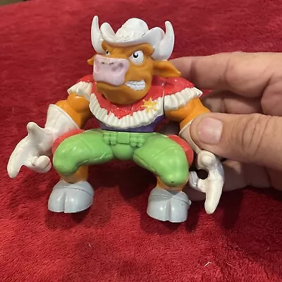 Vintage 1991 Wild West Cowboys Of Moo Mesa Moo Montana Cowboys Action Figure • $15