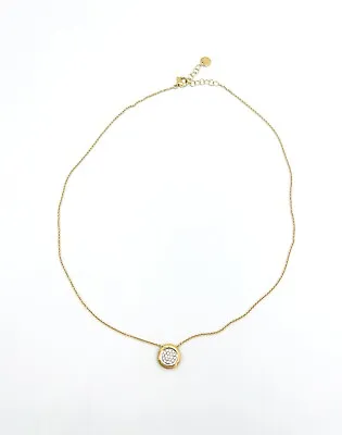 Marco Bicego 18k Jaipur Pavé Diamond Gold Pendant Necklace • $1700