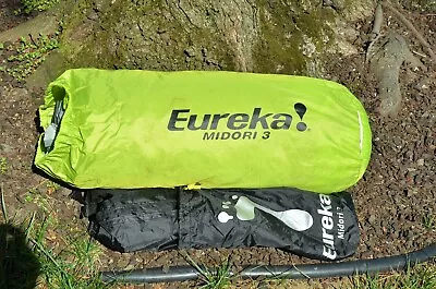 Eureka Midori 3-Person Tent - Lime Green And Gray W/footprint • $100