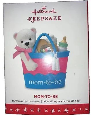 HALLMARK Keepsake-2016 MOM-TO-BE Tag/Ornament NEW In Box Baby Shower Gift 50% • $6.48