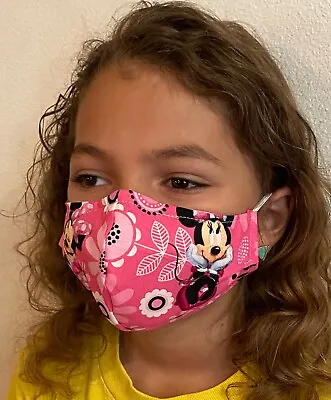 1 Minnie Mouse Mask W/ Nose Wire For Baby Toddler Girls Mommy And Me • $13