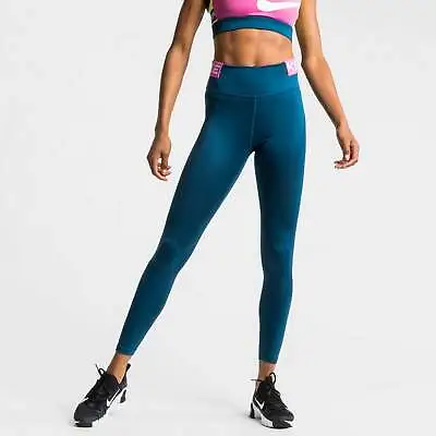 NIKE ONE Tights Training Gym Running Women's DRI-FIT Mid Rise Full Length  • £56.60