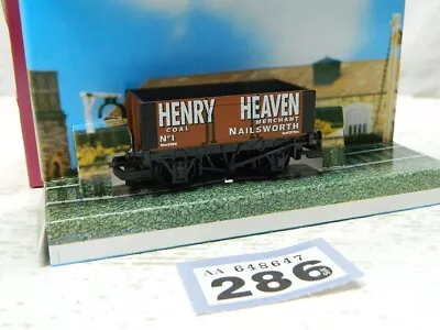 Hornby 00 Gauge 6 Plank Open Wagon Henry Heaven Coal Merchant 1 Box R454 • £9