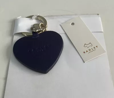 £14.99 • Buy Radley London My Radley Heart Keyring -Purple & Metal Dog Tag BNWT RRP £22