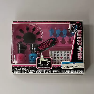 Monster High Clawsome Nail Set Beauty Press On Nails Polish Stickers • $4.99