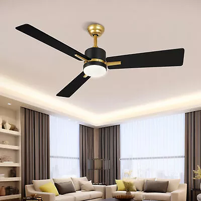 48 Inch Ceiling Fans With Lights Remote & APP Control 3 Blade Modern Ceiling Fan • $110