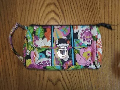 Vera BRADLEY Vava Bloom Pushlock Wristlet Bright Colors • $6