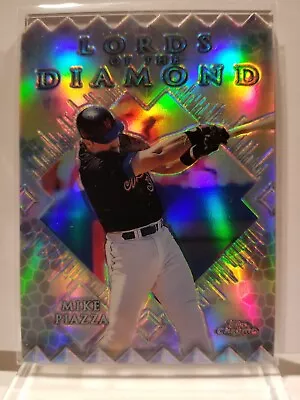 Mint 1999 TOPPS CHROME MIKE PIAZZA #LD14 REFRACTOR PARALLEL NEW YORK METS • $9.99