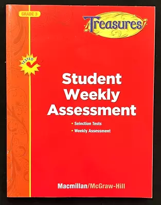 3rd Grade - TREASURES - Student Weekly Assessment (TEACHER EDITION) (2011) • $59.99