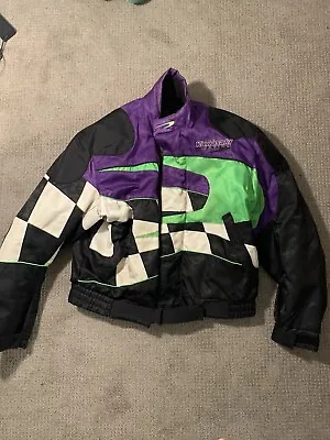 RARE Team Kawasaki Racing Vintage Motorcycle Jacket Size L • $95