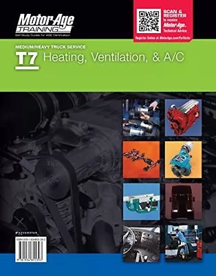 ASE CERTIFICATION STUDY GUIDE -T7 HEATING VENTILATION & By Motor Age Staff NEW • $63.95