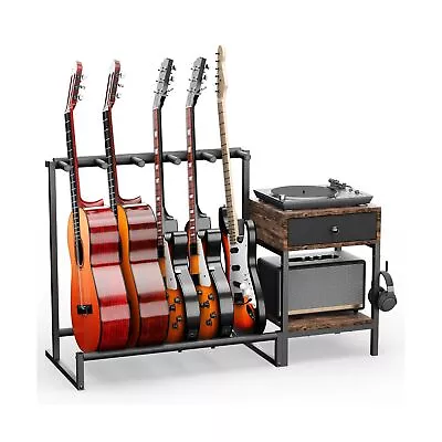 Yamagahome Guitar Stand Guitar Stand With Drawer 5 Electric Bass Guitar Sta... • $76.99