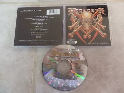 Megadeth Killing Is My Business CD Hard Rock Heavy Metal Rare Out Of Print • $2.25