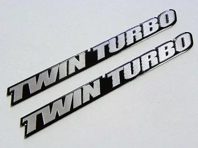 Qty 2 Fits For Infiniti G35 G37 Twin Turbo Aluminum Emblems Badges Pair • $9