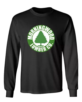 Morningwood Lumber Novelty Graphics Sarcastic Humor Men's Long Sleeve Shirt • $17.99