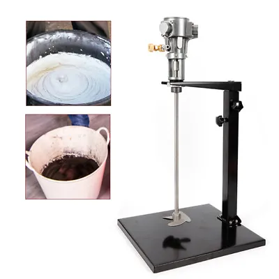 $135 • Buy Pneumatic Paint Mixer With Stand 5 Gal For Tank Barrel Stainless Steel Mix Tool