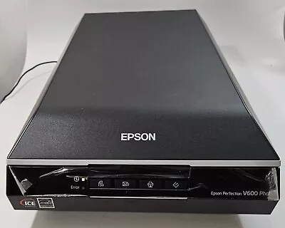 Epson Perfection V600 Photo Scanner W/ 35mm & Medium Format Negative Holders • $255