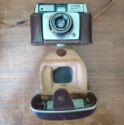 Vintage Ilford Sportsman Camera With Fitted Leather Case (b21) • £12