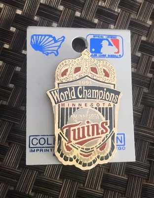 Imprinted Products Mlb Minnesota Twins 1991 Champions Enamel Pin Vintage Qty! • $7.49