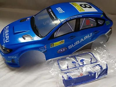 1/10 RC Car 190mm On Road Drift Rally Subaru Body Shell Blue • £18.99