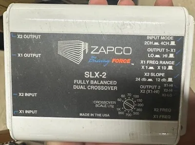 Zapco Eq Crossover Slx-2 • $150