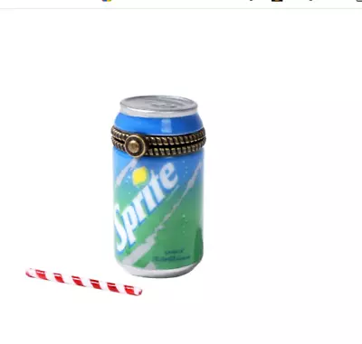 Miniature Sprite Soda Can PHB Porcelain Hinged Box By Midwest Of Cannon Falls • $24.98