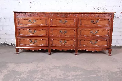 Baker Furniture Milling Road French Provincial Louis XV Cherry Wood Dresser • $2950