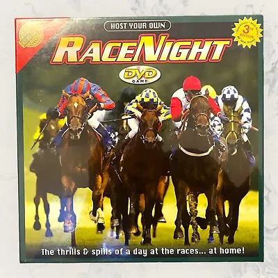 Host Your Own Race Night (Horse Race) DVD Game (3rd Edition) Brand New & Wrapped • £15.99