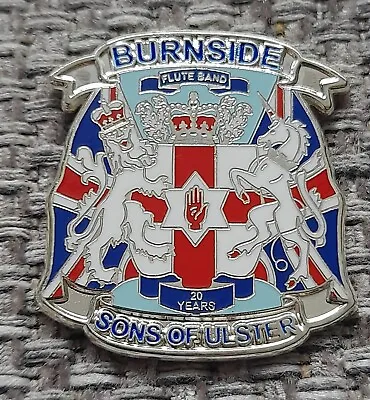 £5.50 • Buy Burnside Sons Of Ulster Flute Band - Ballyclare -20 Years -orange Order -ulster 