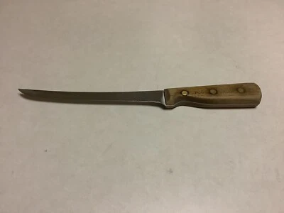 $19.95 • Buy Vintage Chicago Cutlery 78s Boning Knife 7.5  Original Classic Walnut Handle
