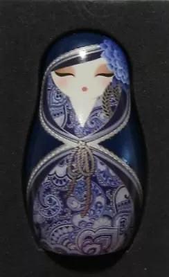 Babushka By Kimmidoll  Babushka Magnet Purple Bkg006  New & Boxed • $5.77