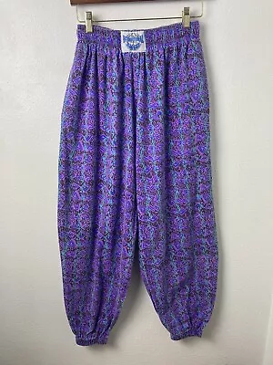 Vintage International Baggyz Men's XS Purple 80s Pants EUC • $50