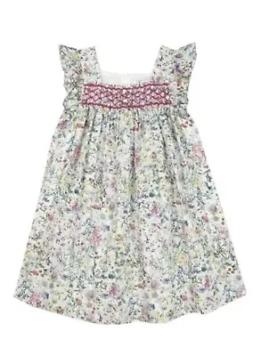 TARTINE ET CHOCOLAT  100% Cotton Floral Liberty Dress Size 10 EUC Worn Twice  • £33.25