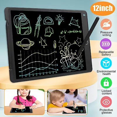 12inch Kids LCD Writing Tablet Electronic Drawing Notepad Doodle Board Gift Toys • $12.98