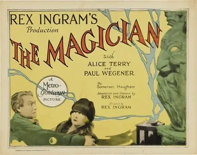 THE MAGICIAN MOVIE POSTER 1926 Rex Ingram HOT VINTAGE 2 • $9.98