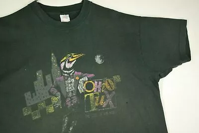 Vintage 90s Penguin Tuxedo Ohio T Shirt Black Sun Fade Mens XL Single Stitch • $17.99