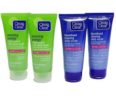 £4.99 • Buy 4 PACK Facial Cleansing Scrub Brush Blackhead Exfoliating Face Skin 100 Ml