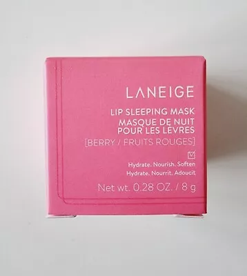 Laneige Lip Sleeping Mask Berry 8g New And Boxed • £8.50