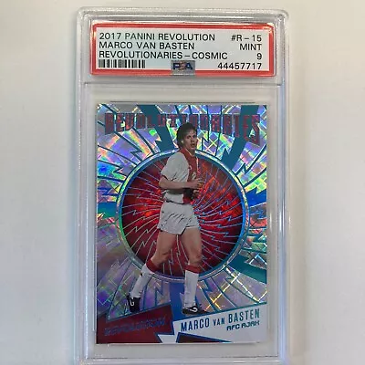 Panini  Revolution  2017 Marco Van Basten Afc Ajax Cosmic Psa 9 002/100 • £45