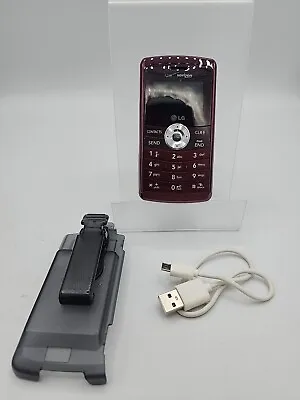 Vintage LG EnV3 Cell Phone Verizon Red Needs Micro SD Low Battery • $59.99