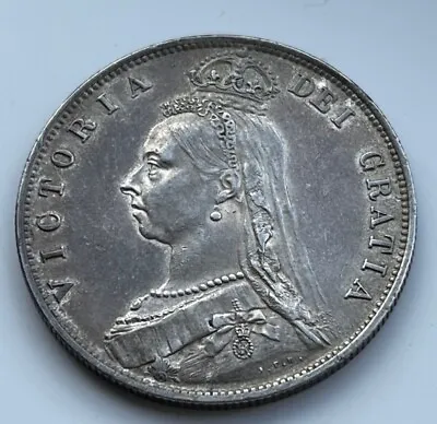 £85 • Buy 1887 Queen Victoria Jubilee Head Silver Half Crown Coin, High Grade, Unc