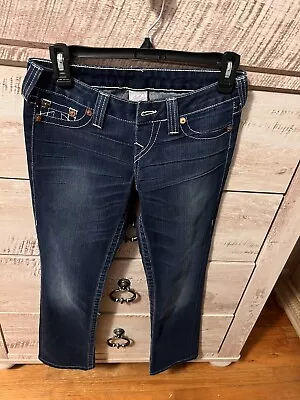 True Religion NWOT Skinny Capri Jeans Womens 26 Blue • $35