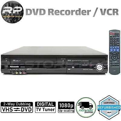Panasonic DMR-EZ48V DVD VCR Combo Player VHS To DVD Recorder HDMI 1080p TV Tuner • $399.99