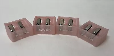 Lot Of 4 Mary Kay Dual Pink Sharpener For Large & Skinny Pencils Free Shipping • $39.95