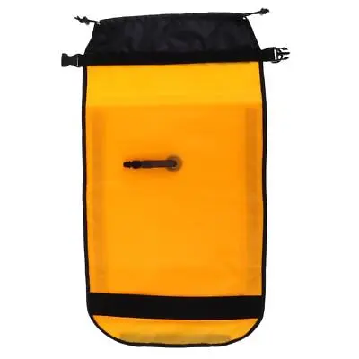 Dual Chamber Inflatable Paddle Float Bag For Sea Kayak Paddle Blades Yellow • £31.19
