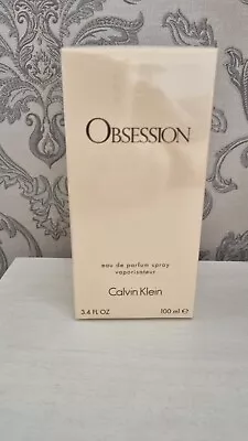 Womens Calvin Klein Obsession Perfume Eau De Parfum 100ml Spray BN Sealed • £25