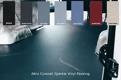 Altro Camper Van Sparkle Vinyl - Anti Slip Safety Flooring - Transporter Lino • £139.89