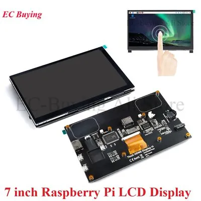 7  HDMI LCD Display Module Touch Screen 1024X600 IPS HD For Raspberry Pi 3B+/4B • $48.62